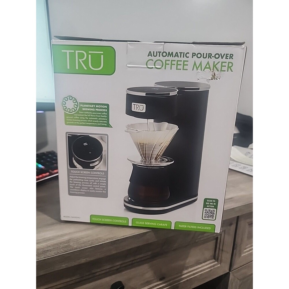 TRU Automatic Pour Over Coffee Maker with Digital Controls NEW in Box - Picture 6 of 6